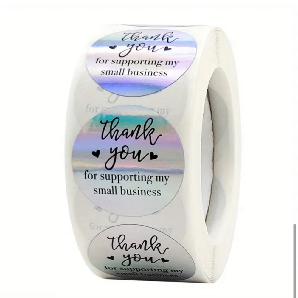 500 Thank You Stickers Roll